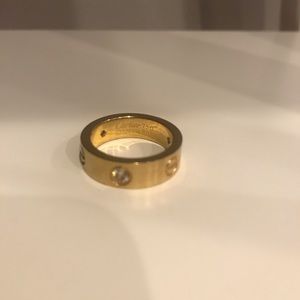 Cartier Love Ring Gold with 3 Diamonds